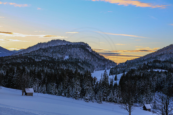 Abendsonne am Dachsteinmassiv