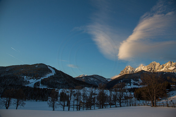 Abendsonne am Dachsteinmassiv