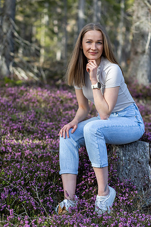 Julia und die Erikablüte