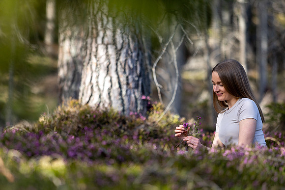 Julia und die Erikablüte