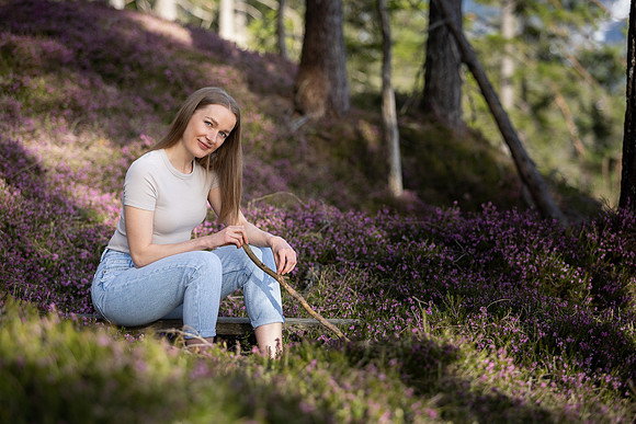 Julia und die Erikablüte