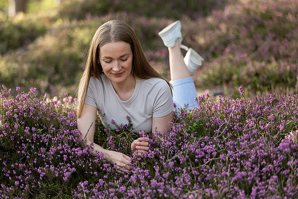Julia und die Erikablüte
