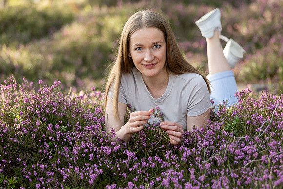 Julia und die Erikablüte
