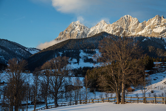 Abendsonne am Dachsteinmassiv