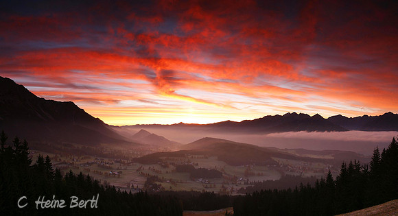 Sonnenaufgang in Ramsau am Dachstein